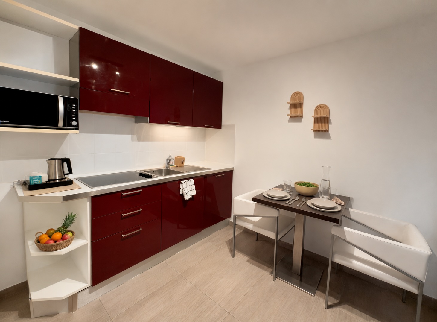 cuisine studio hero hotel ile rousse 2026
